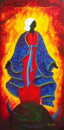 Madonna - Hope_of_Haiti_48x24_Acrylic_on_canvas_2012